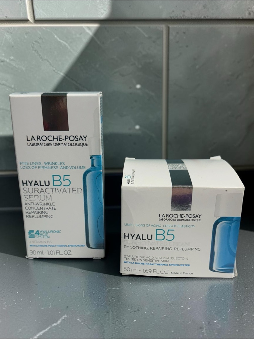 La Roche-Posay Hyalu B5 Suractivated Serum + Cream Set NEW